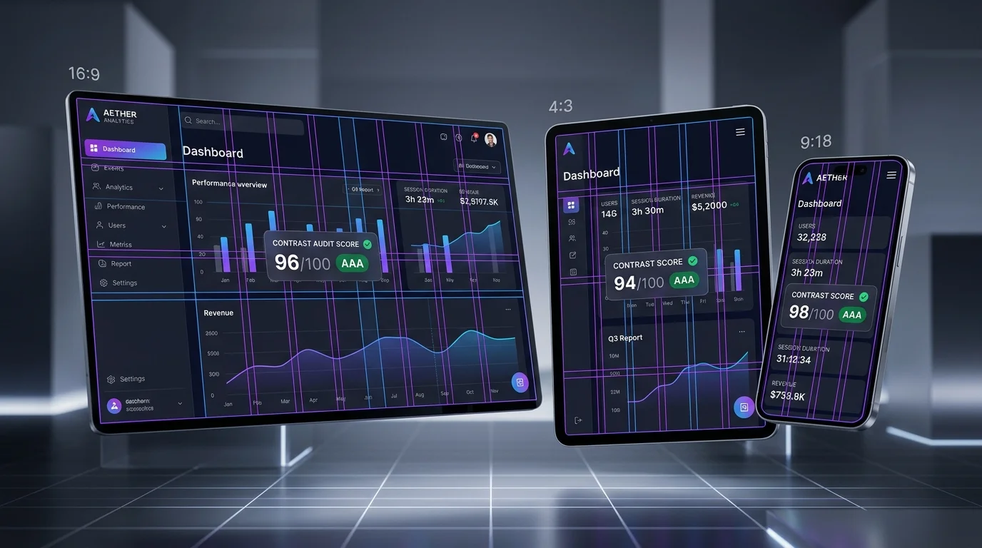 Metro AI WCAG Contrast Guardian and Design System