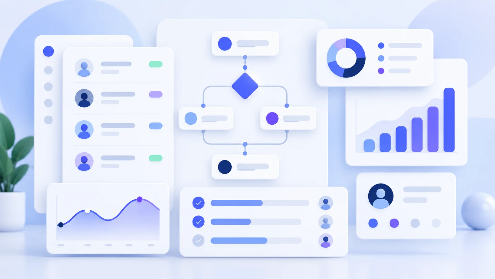 Premium business visual