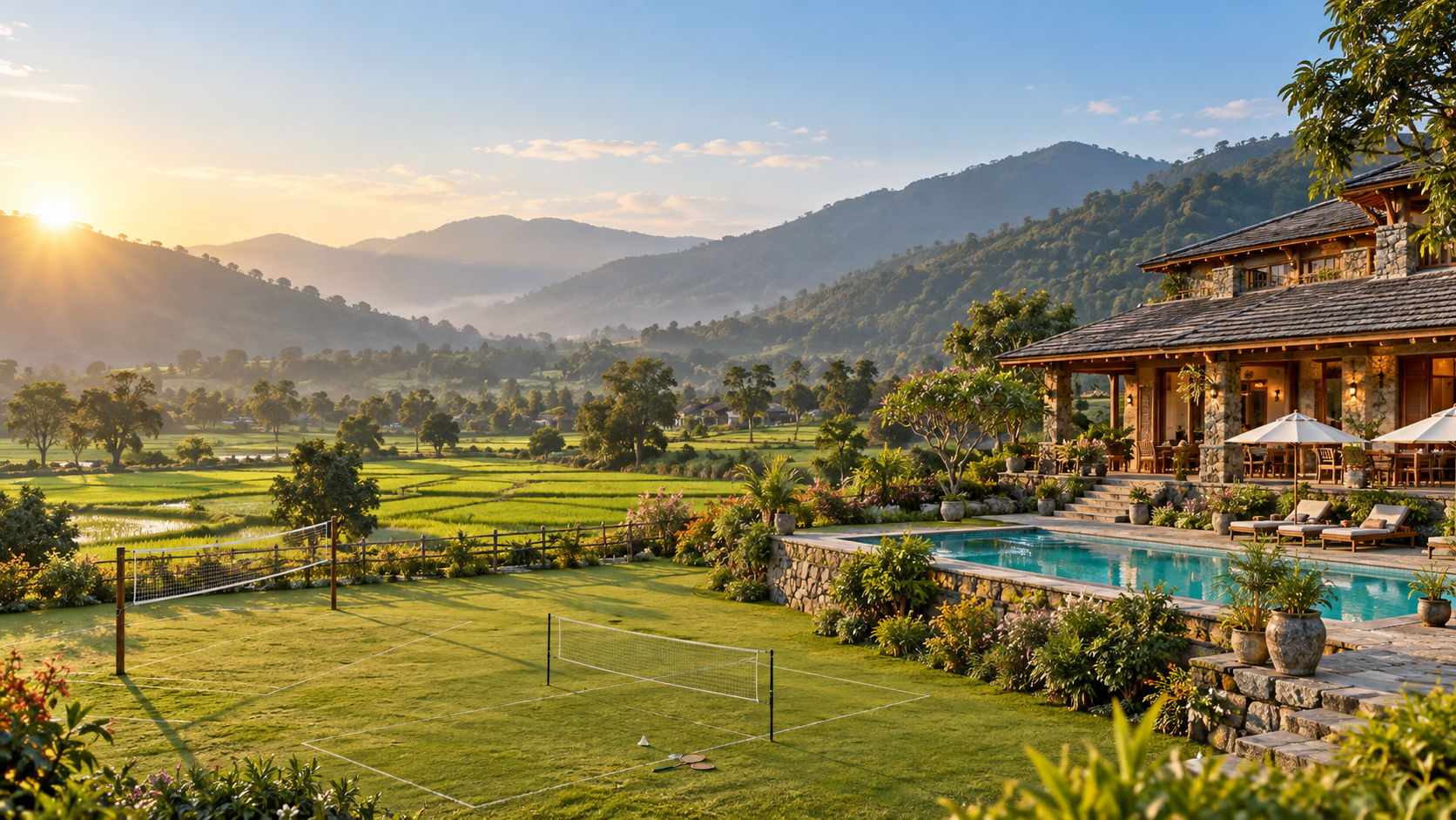 Fields & foothills